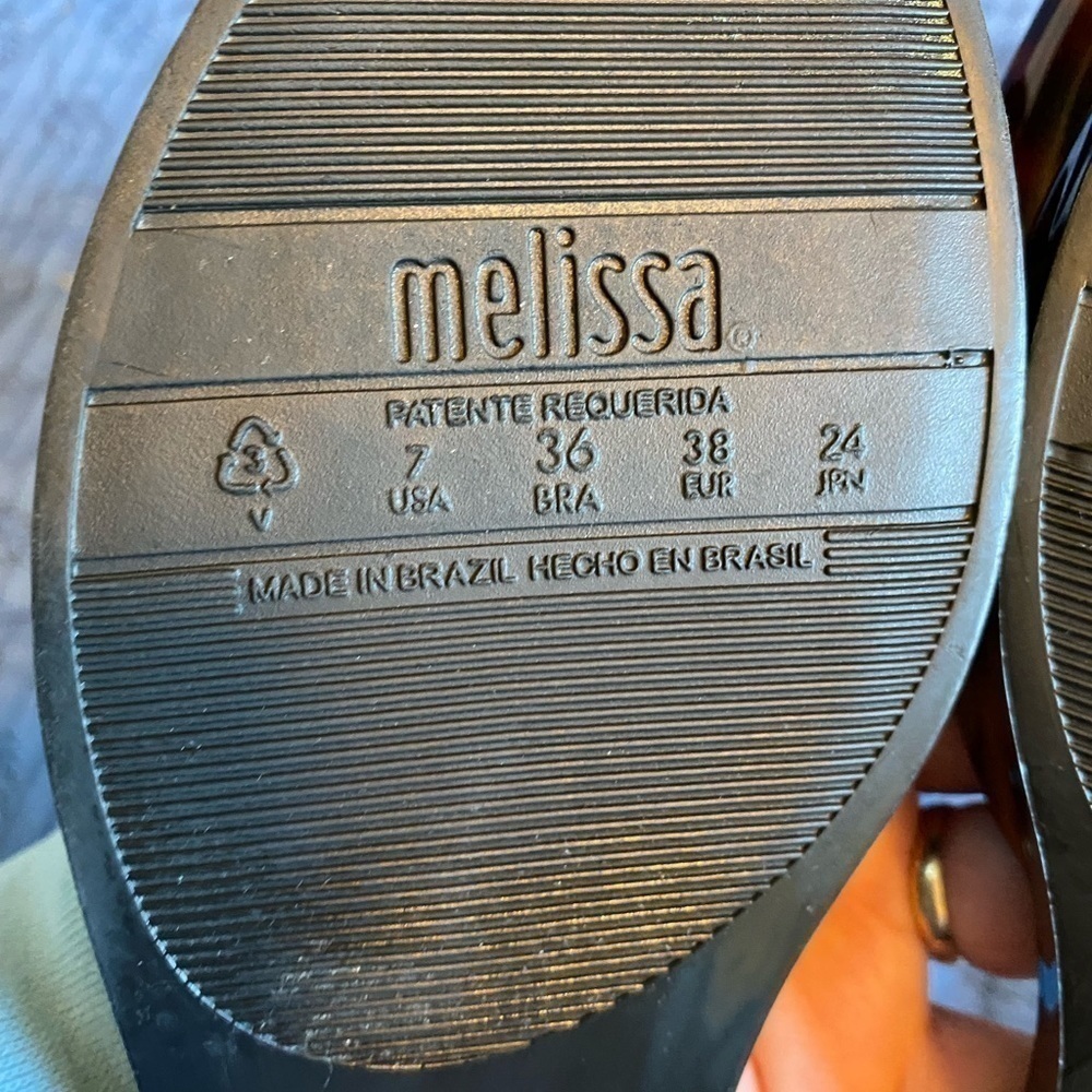 Melissa black seduction triple bow D’Orsay flats 7 - Picture 4 of 6
